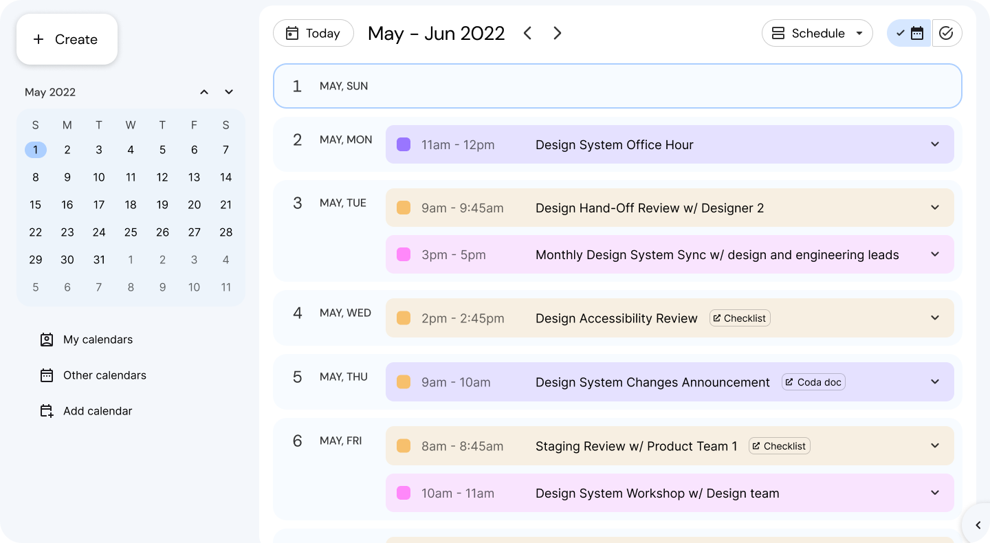 Design system working modal