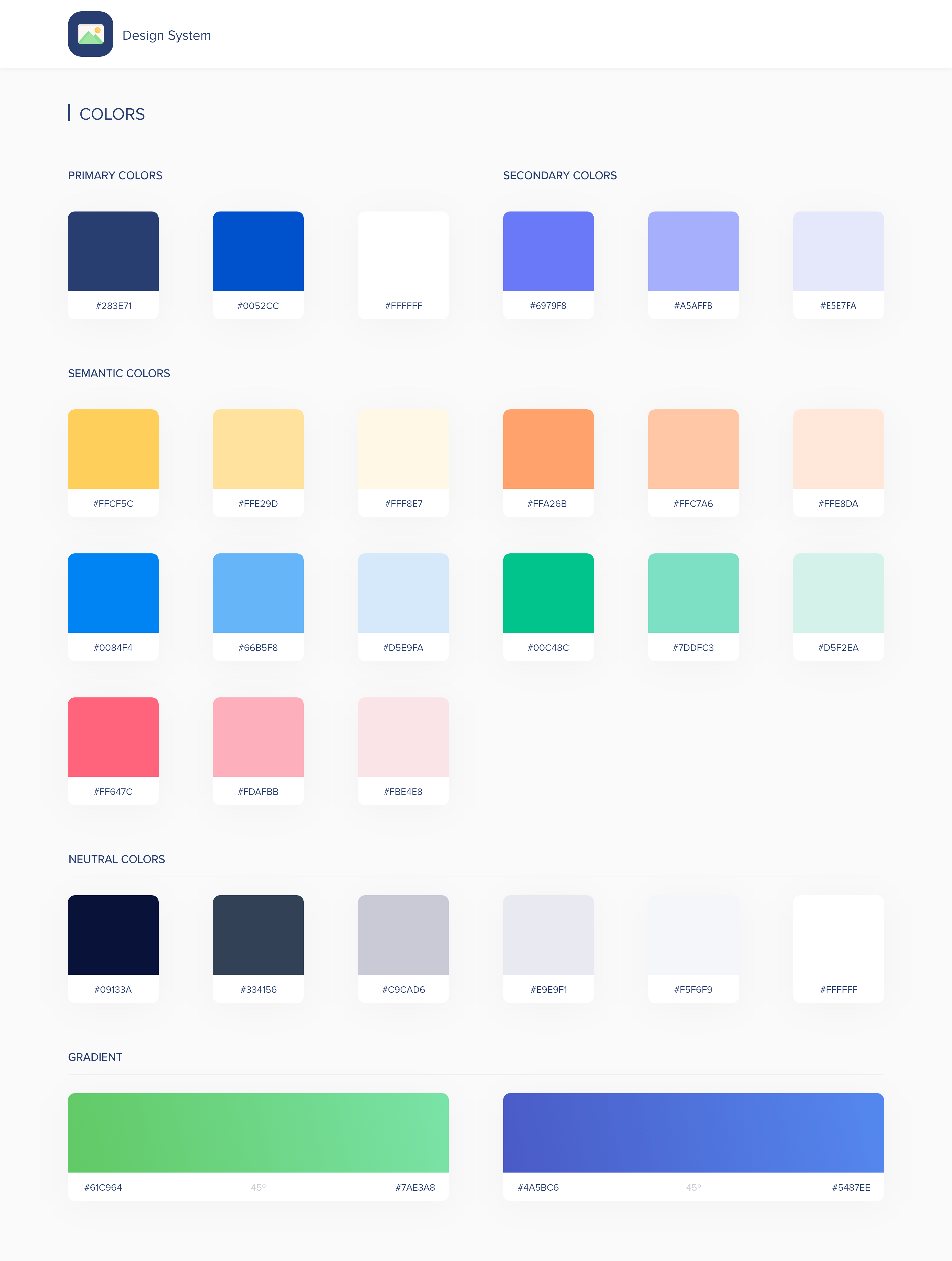 Color palette