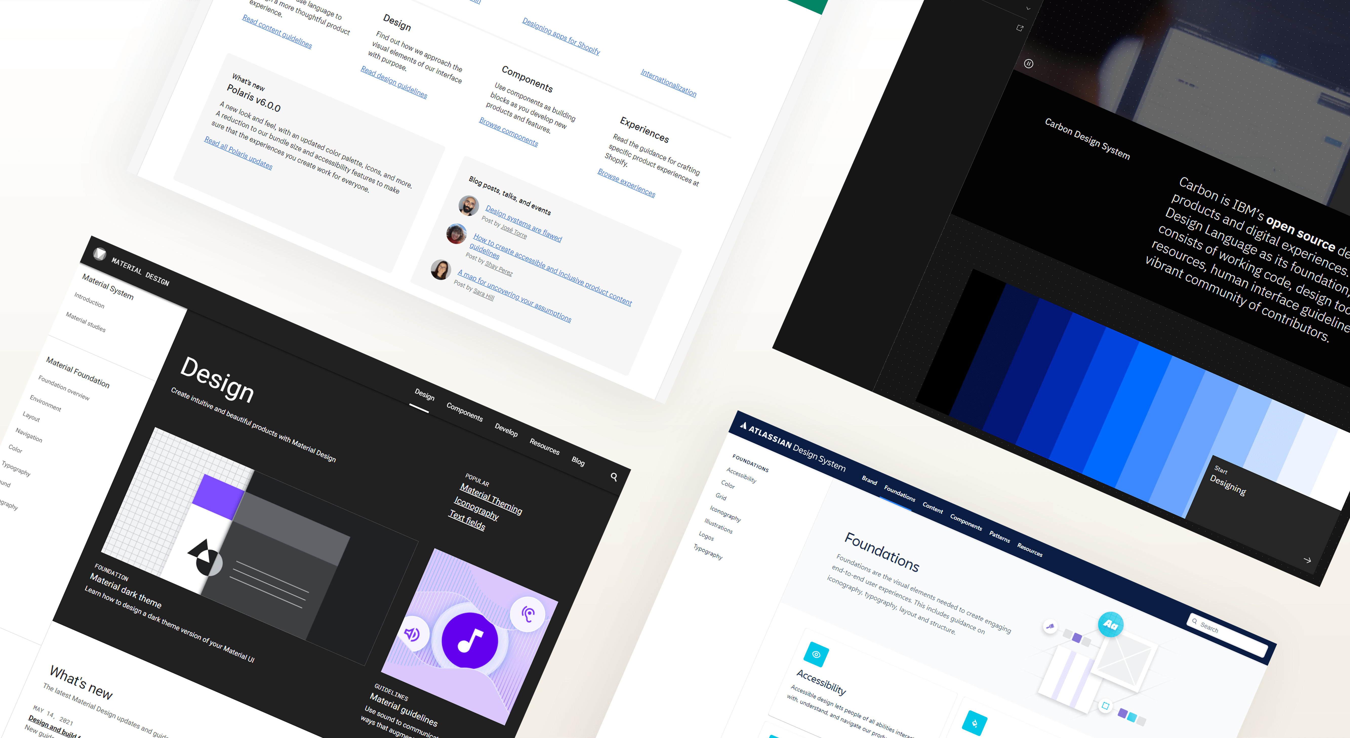 Design system exploration examples